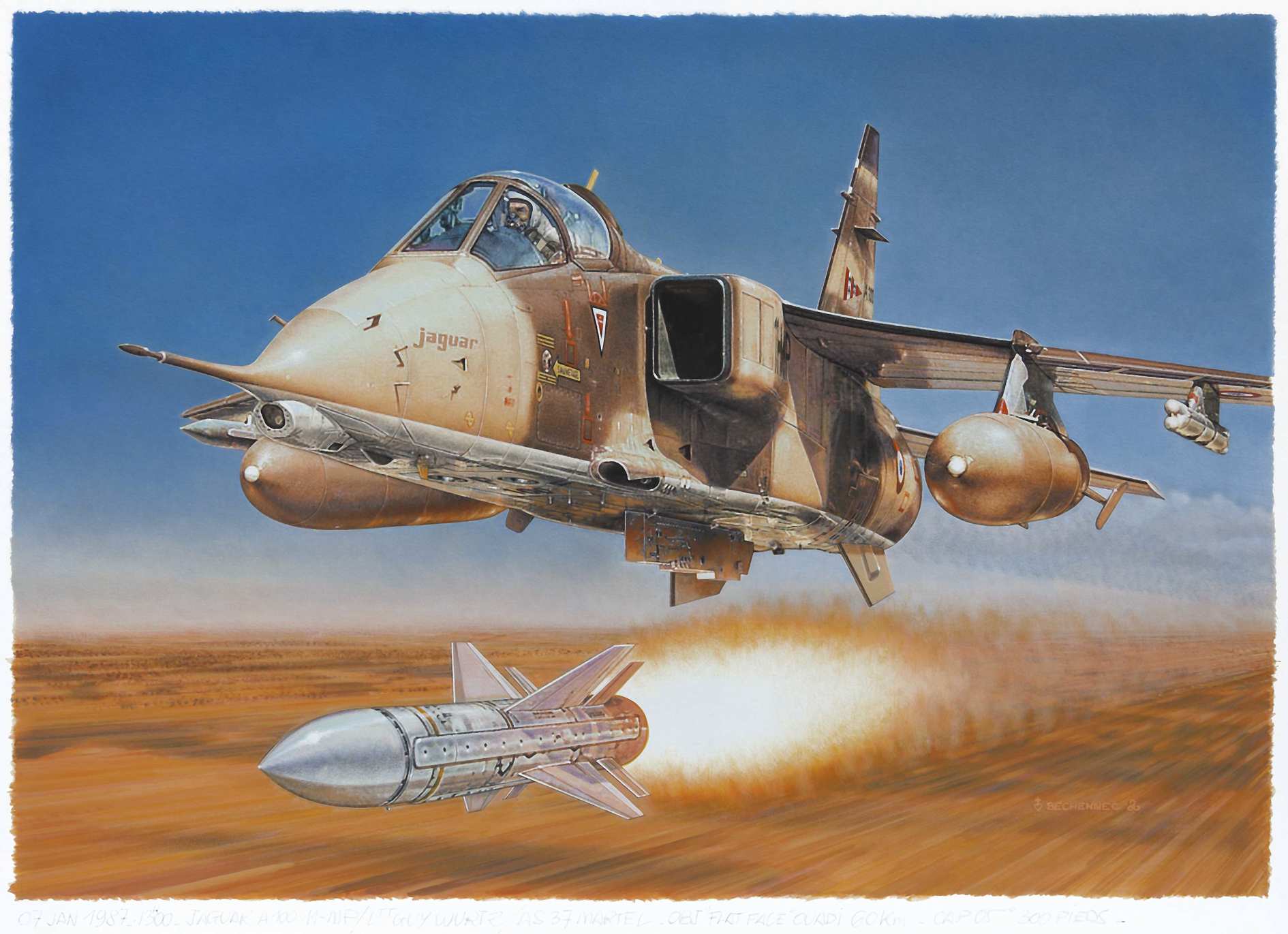 26-23 Bechennec painting-Jaguar Martel copie.jpg