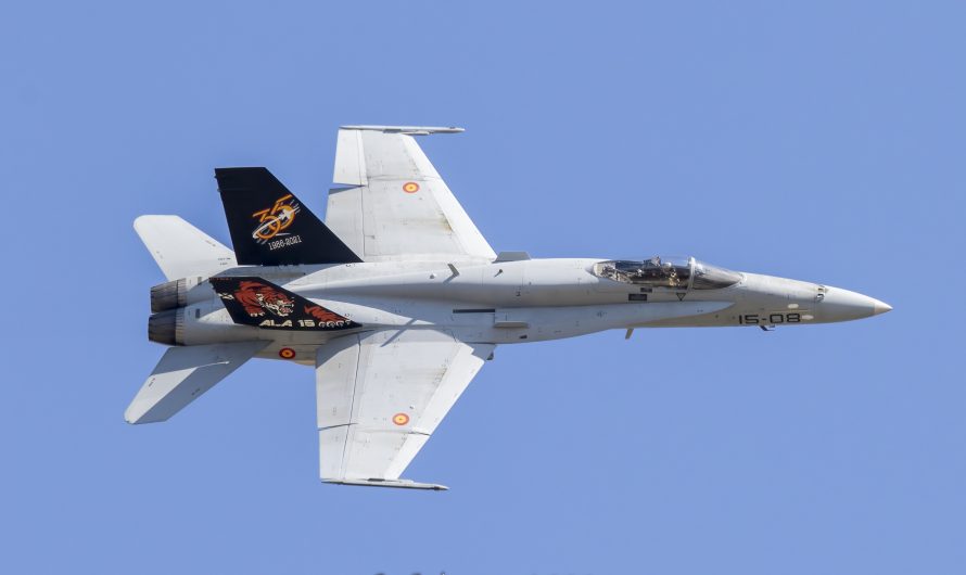 EF-18A(M) et EF-18B(M) espagnols au RIAT 2022