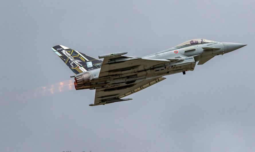 Eurofighter F-2000A Typhoon italien au RIAT 2024